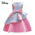 迪士尼（Disney）新款女童连衣裙印花公主裙蓬蓬礼服背心长款小女孩连衣裙 2106粉蓝 100#