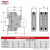 陶瓷低压熔芯熔断丝rt14-63保险管熔断器保险丝底座rt18-32 RT18-32X 2P座