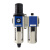 鑫官气动气源处理器二联件过滤器 油水分离器 两联件GFC300-10