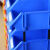 零件盒塑料盒子螺丝盒五金配件分类斜口收纳盒物料盒货架工具盒 红色 C8150*107*75斜口
