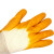 添盾 TD-GL5203 黄色丁腈半浸挂胶涂层手套（棉毛布，耐油，耐磨） 黄色