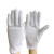安全牌白棉点塑点胶手套 10双/包 防滑作业手套