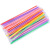 一次性弯曲塑料吸管 彩色包装艺术造型加长吸管孕妇儿童100支吸管 彩色 26cm(一包100只)