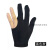台球手套 球房台球公用手套台球三指手套可定制logo工业品 zx橡筋款黑色