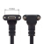 螺丝USB-C数据线Type-C锁紧适用Reaense R200 SR300 D415 D435 直头带螺丝 2m