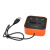 酷比客 USB2.0 3口集线器/带读卡器/橙色LCHC01OR