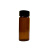 E垫片2ml-60ml透明棕色玻璃螺口保存瓶进样瓶样品瓶100只 30ml透明100个/默认黑盖 PTFE垫片