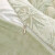 刻师傅加厚浮雕牛奶绒床上用品加绒床单被套 2.0m床单款四件套 花语绿灰