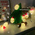 九州众合创意圣诞节雪人装饰灯卡通可爱氛围灯圣诞老人灯串 红帽雪人3米