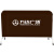 月桐（yuetong）加厚弹力布铁马套定制护栏布套 可印logo YT-WDT18 适用于长1.8m 高1.2m的铁马 深咖色 1个