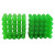 冰禹 BYaf-567 绿色塑料膨胀胶塞 飞机型膨胀螺丝胶粒胀管 M6(1500个/包)