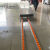 卸货神器4O宽流利条滑轨弯道无动力卸货滑梯滑轮轨道运输工具 一组3米4O宽4道4固定件