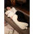 迪士尼（Disney）小猫咪抱枕长条枕头可爱布娃娃床上夹腿儿童玩偶圆柱形毛绒玩具女 灰色铃铛猫 70/cm