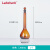 Labshark玻璃容量瓶实验室定容瓶A级可过检透明棕色100 250ml Labshark 棕色200ml 1个 中硼硅材质
