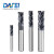 DAFEI50度4刃钨钢平刀合金刀CNC涂层钨钢铣刀锣刀立铣刀4.0*4*12*75