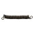 赫思迪格 PVC包胶防盗弹簧钢丝绳 便携箱包防丢防盗绳 银色1.5米大环(2个) HGJ-1580