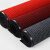 双条纹PVC复合地垫 吸水防滑除尘脚垫门垫走道防滑垫 尺寸定制 中国红 1m宽×1m长 拍几米发几米不截断