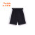 安踏儿童女童篮球裤2024夏季新品舒适透气时尚运动 梦幻黑-1 110cm