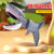 全光辰（quanguangchen）恐龙伸缩弹簧机械手儿童玩具恐龙鲨鱼啄食者伸缩弹簧机械手夹子 【灰色】鲨鱼伸缩枪HC-828B