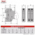 德力西陶瓷低压熔芯熔断丝rt14-63保险管熔断器保险丝底座rt18-32 RT18-32X 4P座