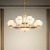 水墨新中式经典雅致卧室客厅餐厅LED吊灯 水墨兰亭MZD880-30佤-8MAX14佤