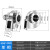 不锈钢锅炉风机YN5-47引风机耐高温离心风机220V采暖除尘380V排风 60W/220V【304不锈钢】