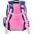 芭比（Barbie）书包女小学生书包 儿童书包1-3年级减负双肩背包 TGBB0050B粉蓝色