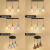 餐厅吊灯歺厅 北欧简约现代LED灯钻石灯发廊创意咖啡厅过道灯酒吧台灯 25cm黑框白罩吊灯