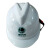 德威狮电工安全帽电力安全帽工地V型施工防砸头盔ABS国标透气劳保可印字 红色国网标志带报警器
