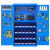 楚钰重型五金工具柜加厚双开门多功能车间修理铁皮柜子收纳储物柜 CY-170蓝色