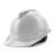 安归安全帽 透气V型国标ABS 防撞防砸头盔  电绝缘 白色 按键式
