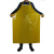 鸣固 TPU围裙 防水防污防油耐寒围裙 黄色厚 均码 MG-ST-5016-1