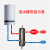 水电地暖壁挂炉耦合罐混水罐去耦罐水力分压器304不锈钢加厚 DN40套装(排气排污保温棉)