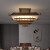 苏印新中式茶室吸顶灯禅意中国风设计师会所别墅工程定制餐厅灯 65cm W三色变光
