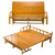 恒博 沙发床折叠床竹床单人简易两用双人床客厅三人多功能小户懒人床 1米宽*2米长