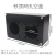 海天注塑机电源盒工业插头插座5芯三相五孔16A/32A黑色塑料插座盒 单个3孔空铁盒