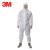 3M 4515防护服工业防尘服 喷漆实验室透气隔离服连体 白色 XL