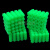 绿色塑料膨胀管6mm6厘8mm8厘自攻螺丝钉胶塞墙塞涨塞胀塞胶粒M6M8 6mm-3盒1500粒