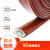 定制玻纤高温套管硅橡胶防火套管隔热保温软管高温耐热玻纤管绝缘 内径Φ55mm  一米