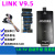 适用于JLINK V9 V11仿真ARM烧录STM32单片机开发板JTAG串口SWD自动升 套餐4V9.5高配企业版1.2-5V沉金 英文外壳