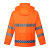 易工鼎 反光雨衣雨裤套装 交通施工骑行分体式防水服 橙色 3XL码
