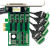 宇泰UT-794i pci-e转4口RS485/422串口卡 光电隔离PCIE串口扩展卡