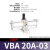 SMC增压阀VBA10A-02气体增压泵VBA20A-03储气罐20L38L VBA20A-03 无配件