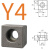 定制直线导轨固定块 压块 粉末冶金机床滑轨楔块 Y4