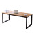 简易电脑桌钢木书桌简约现代双人经济型办公桌子台式桌写字台 长140*宽80*高74