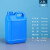 HDPE耐酸碱密封5升化工包装桶5KG小方桶壶消毒液2.5l塑料桶 2.5L-蓝色