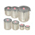 加厚调漆罐油漆桶空桶铁皮桶油漆罐带盖密封圆桶留样桶沥青取样桶 3L带提手