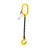 品尔优（PPU）	单腿链条索具	UCR1-06	额定载荷1.12t  羊角吊钩 黄色 UCR1-06-1.12t-4m 12天 