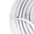 起帆(QIFAN)电线电缆 国标明装二芯铜芯扁形硬护套线家装照明用双芯线 BVVB2*1.5平方白色100米