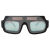 自动变光电焊眼镜 电焊眼镜焊工专用 防强光防护护目镜 氩弧焊焊 新款双眼变光眼镜【配面罩】+20护片
